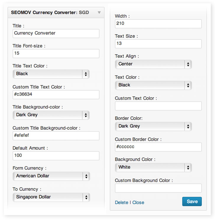 WordPress Plugins Curreny Converter